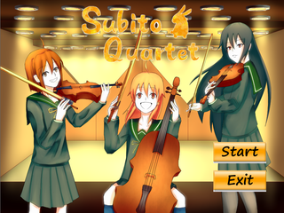 Subito Quartetのゲーム画面「タイトル画面」