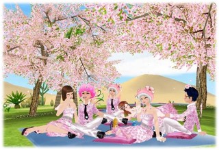 MILU(ミル)のゲーム画面「～桜が綺麗な春イベント～」