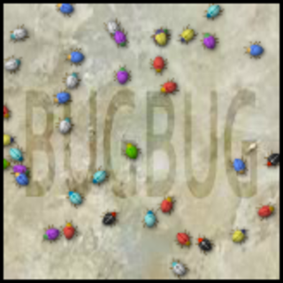 BUGBUGのゲーム画面「だんだんバグが増えてくる」