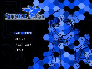 Strike・girlのゲーム画面「タイトル画面」