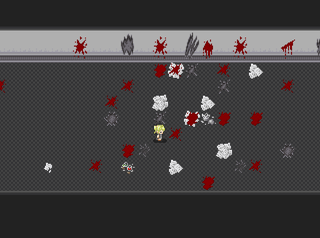 Dread Duskのゲーム画面「血の海」