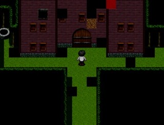 ダッシュツゲエムのゲーム画面「バグだらけの世界」