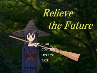 Relieve the Futureのゲーム画面「タイトル画面」