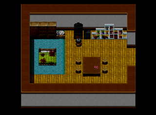 愛霊の贄～アイリョウノニエ～完全版のゲーム画面「※家の中を探索１」