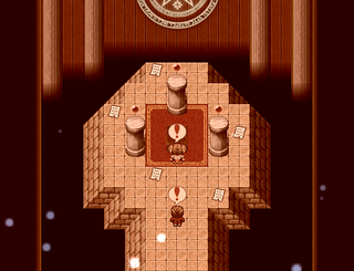 幻影のビブリオのゲーム画面「儀式の失敗により、各地に散ってしまった「ビブリオ」」