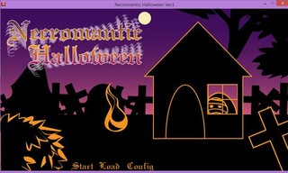 NecromanticHalloweenのゲーム画面「タイトル画面」