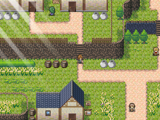 Grade Of Destinyのゲーム画面「町の風景」