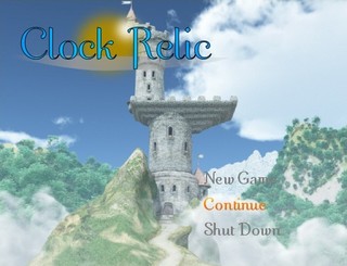 Clock Relicのゲーム画面「タイトル画面」