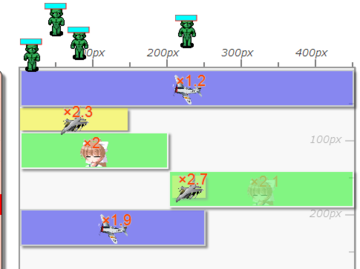 敵との戦闘シーン