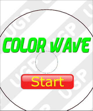 Color Waveのゲーム画面「タイトル画面」