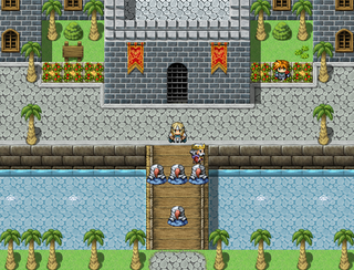 KuSo Game Ⅱのゲーム画面「常夏の島に行きた～い！」