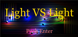 Light VS Lightのゲーム画面「タイトル画面」