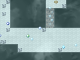 AzurEvasionのゲーム画面「ステージによっては分岐ルートあり。」