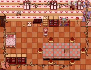 幻想乙女のおかしな隠れ家のゲーム画面「お菓子の家」