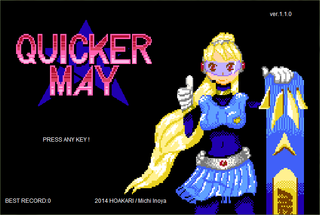 Quicker May -クイッカー メイ-のゲーム画面「タイトル画面」