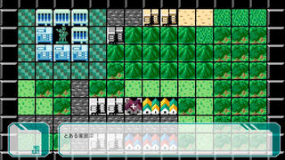 ポリニアン　アドベンチャーシアター　第一話のゲーム画面「主人公達の町」