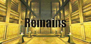 脱出ゲーム「Remains」のゲーム画面「タイトル画面」