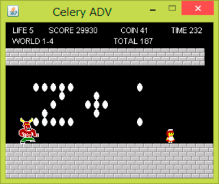 CeleryAdventureのゲーム画面「ボス戦」