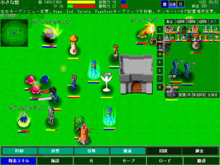 Kingdom Guardのゲーム画面「多数のユニットが自動で戦闘を行います」