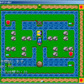 基本的に戦闘は移動キーだけで遊べる簡単操作。