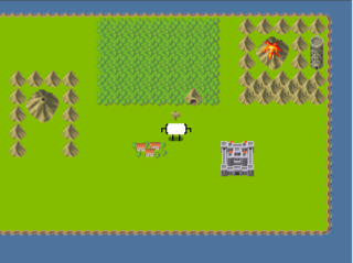 人生オワタなクソゲーム 1,2のゲーム画面「オワタなのにウルファール、そしてレイヤーが酷い!」