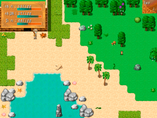 孤島の人魚のゲーム画面「探索２」