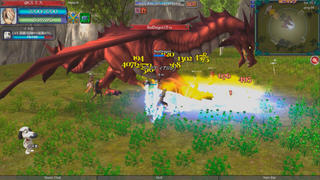 デストピアオンラインのゲーム画面「巨大な怪物どもを協力プレイで撃破せよ！」
