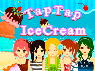 Tap Tap IceCreamのゲーム画面「ゲームタイトル」