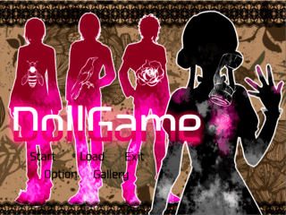 DollGameのゲーム画面「タイトル画面」