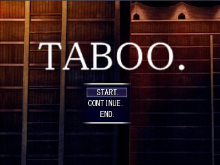 TABOO.のゲーム画面「タイトル画面」