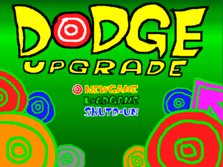 DODGE UPGRADEのゲーム画面「タイトル画面」
