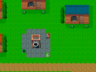 カウンター＿アタックのゲーム画面「村の様子」