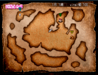 Einherjar Sagaのゲーム画面「フィールドマップです」