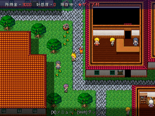 VisionStory-FutureDreamのゲーム画面「タイトル画面 背景が変わります」