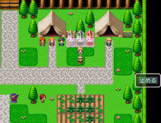 Zeke【ナツキ編】のゲーム画面「スロットと畑」
