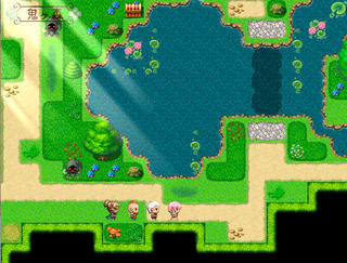 魔法使いモモのゲーム画面「マップ」