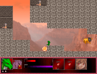 肉の牢獄のゲーム画面「ゲーム画面2」