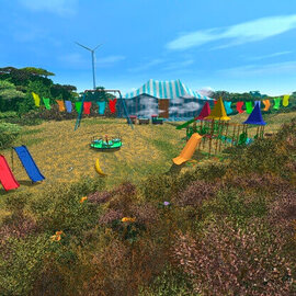 美術館の星　景色は全て3DCGで構成されています