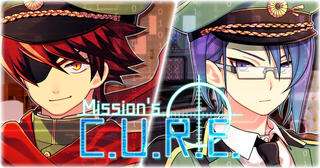 Mission's C.U.R.E.のゲーム画面「攻略対象は、｢トドロキ軍曹｣と｢レイリー中尉｣の2名です。」