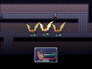 Inuha Questのゲーム画面「戦闘の様子」