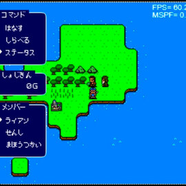 フィールド画面です。