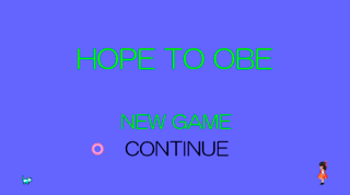 HOPE TO OBEのゲーム画面「さぁ、あなたも「HOPE TO OBE」の世界へ！」