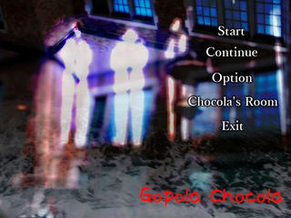 Gopola Chocolaのゲーム画面「タイトル画面」