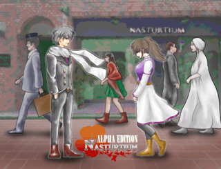 NASTURTIUM ALPHA EDITIONのゲーム画面「キービジュアル」