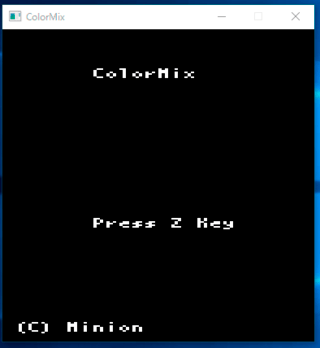 ColorMixのゲーム画面「うわキツ」