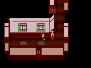 禍代の神子-灰桜-のゲーム画面「舞台はとある洋館です」