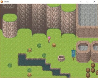 silvans1.1のゲーム画面「黒雁城」