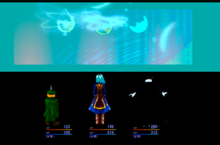 BOY & FANTASY 外伝 -砂漠と時ノ旅人と-のゲーム画面「少年・王様・探偵・謎の少女、チグハグ4人組」