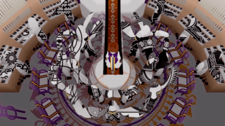 マヨナカ・ガラン 体験版のゲーム画面「儀式中」