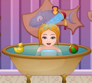 Sena Birthday Bathingのゲーム画面「Sena Birthday Bathing」